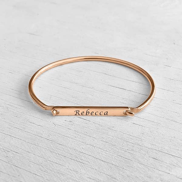 Rose Gold Name Bracelet