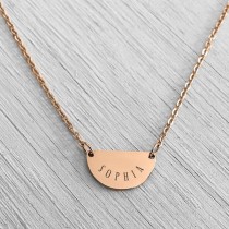 Eclipse Necklace Rose Gold